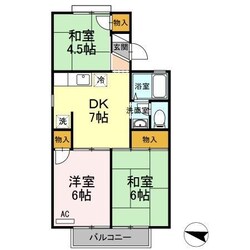 セジュール周南　A棟の物件間取画像